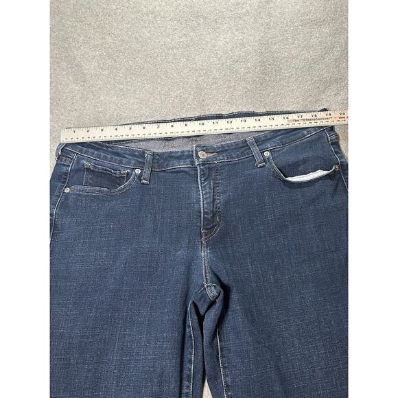 Levis 415 Jeans Womens 18W Waist34 M Classic Boot Cut Stretch Blue Denim - Picture 5 of 16